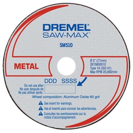 Dremel Dremel SM510C Saw-Max; 3 Pack; 3 in. Metal Cut Off Wheel 151428